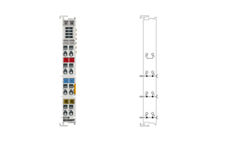 KL9180 | Potenzialverteilungsklemme, 2 x 24 V DC; 2 x 0 V DC, 2 x PE