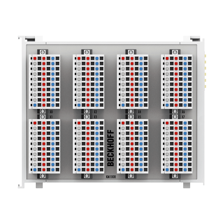 KM1008 | Busklemmenmodul, 64-Kanal-Digital-Eingang, 24 V DC, 3 ms