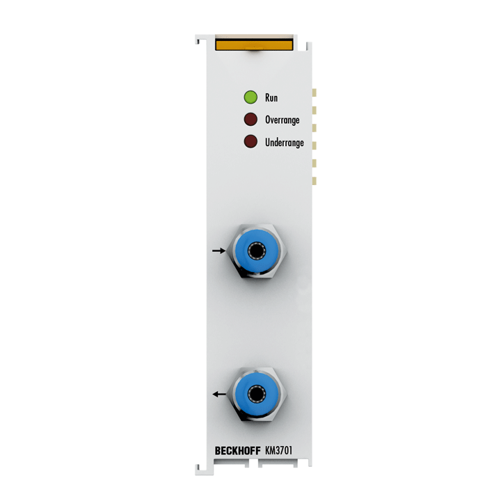 KM3701 | Bus Terminal module, 1-channel analog input, differential pressure, ±100 hPa (±100 mbar)