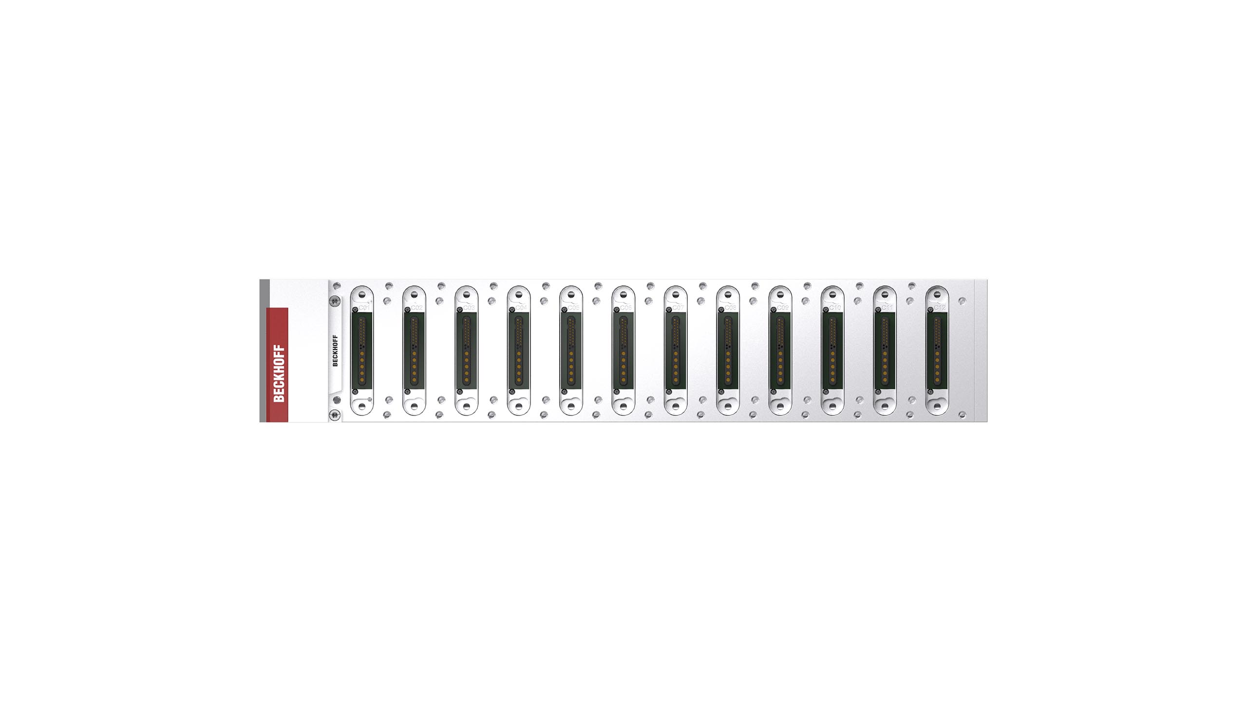 MB1012-0000-0000 | Baseplate, 1-row, 12 data slots