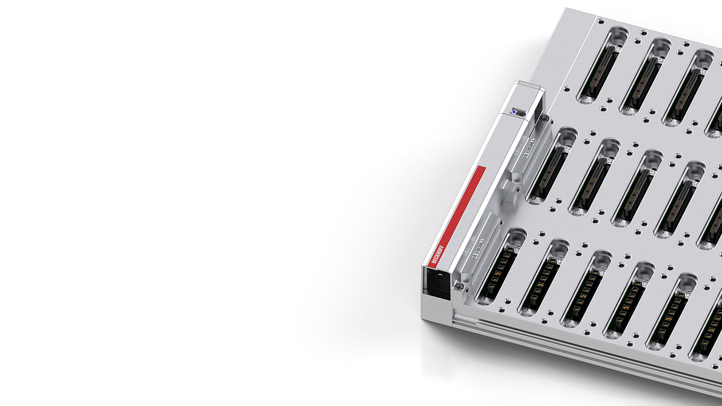 MB3112-0000-0000 | Baseplate, 3-row, 12 + 12 data slots, 12 power slots, extended functions