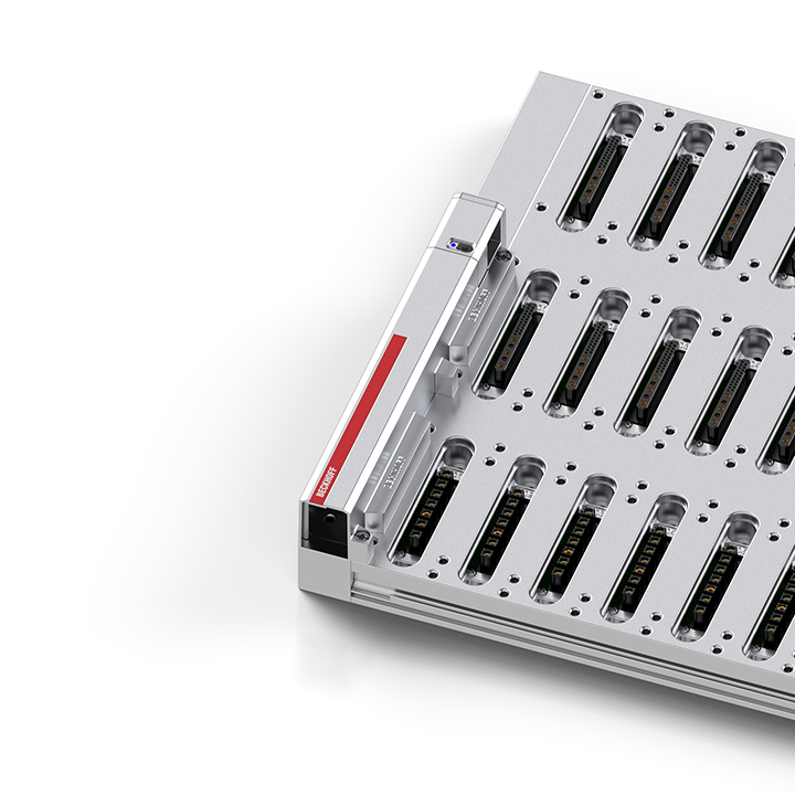 MB3120-0000-0000 | Baseplate, 3-row, 20 + 20 data slots, 20 power slots, extended functions