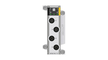 MO7062-9016-1112 | I/O module, 2-channel motion interface, stepper motor, 24 V DC, 3 A, M12, with incremental encoder, STO