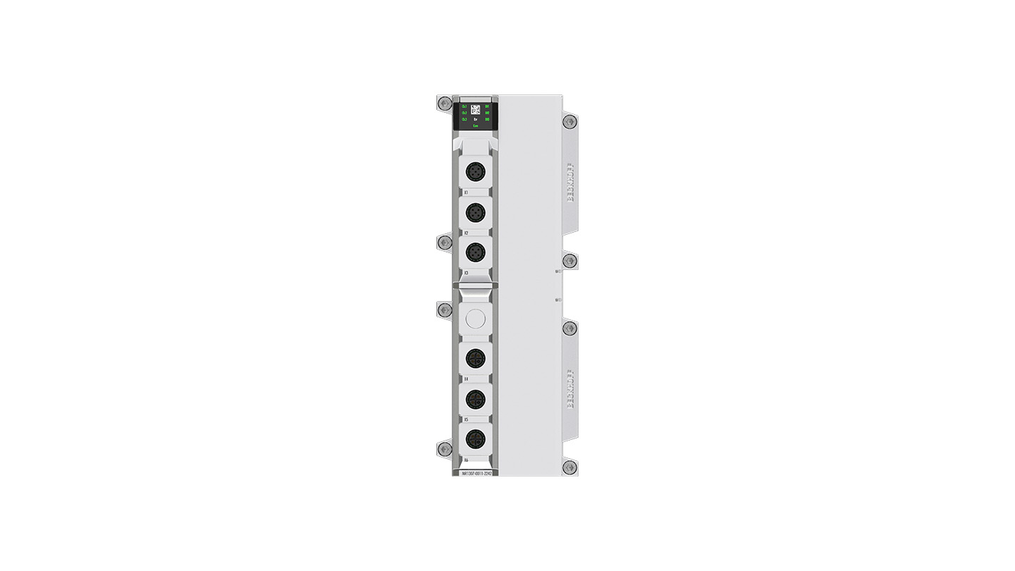MR1307-0011-2242 | Relay module, 3-channel relay, 230 V AC, 7 A, M12, replaceable fuse