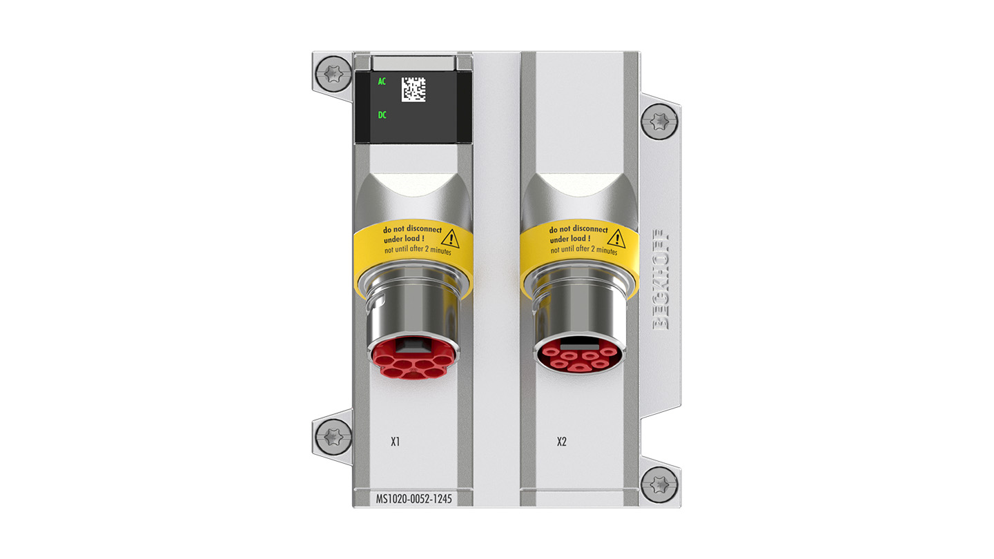 MS1020-0052-1245 | System module, power infeed + power output, 400 V AC, 600 V DC, 25 A, B23