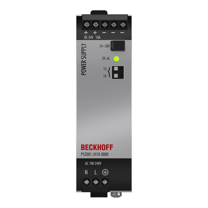 PS2001-2410-0000 | Stromversorgung PS2000; Ausgang: 24 V DC, 10 A; Eingang: AC 100…240 V/DC 110…150 V, 1-phasig