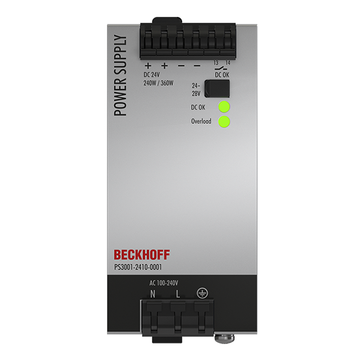 PS3001-2410-0001 | Stromversorgung PS3000; Ausgang: 24 V DC, 10 A; Eingang: AC 100…240 V/DC 110…150 V, 1-phasig