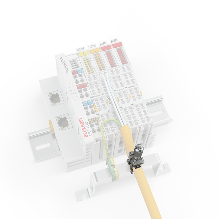 ZB8501 | Clamp strap for shield connection