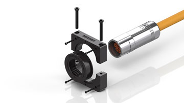 ZB8805-0003 | Flange/Panel feed-through for M23