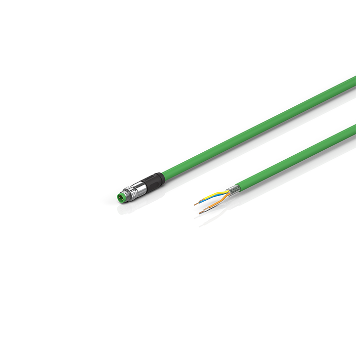 ZK1090-3100-6xxx | EtherCAT cable, PUR, 1 x 4 x AWG22, capable of torsion