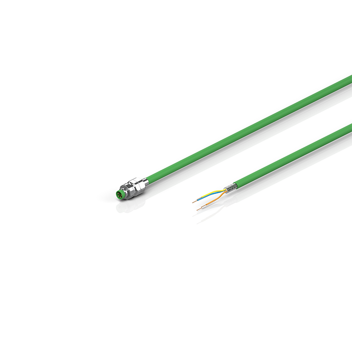 ZK1090-3100-7xxx | EtherCAT cable, IP67, hygienic design, PVC, AWG 26, fixed installation