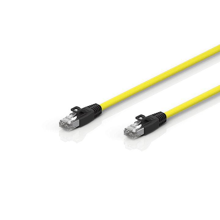 ZK1093-9191-1xxx | Industrial Ethernet/EtherCAT patch cable, CAT5, PUR, 1 x 4 x AWG22, drag chain suitable