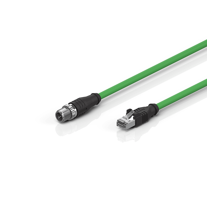 ZK1096-8191-4xxx | Industrial Ethernet/EtherCAT cable, Cat.7, PUR, 4 x 2 x AWG26, drag-chain suitable