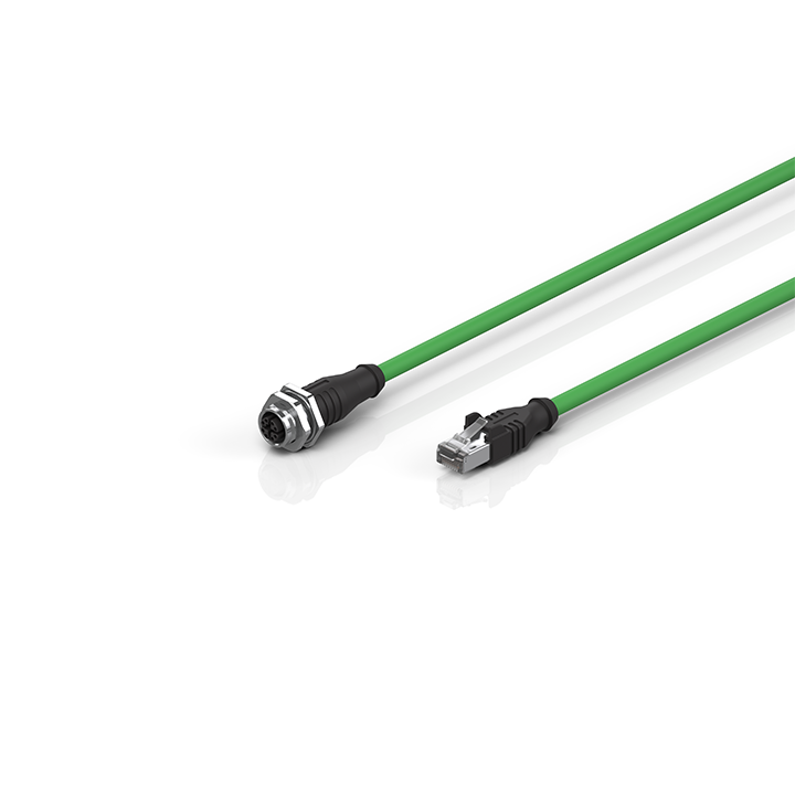 ZK1096-8691-0xxx | Industrial Ethernet/EtherCAT cable, Cat.6/Cat.6A, PUR, 4 x 2 x AWG26, fixed installation