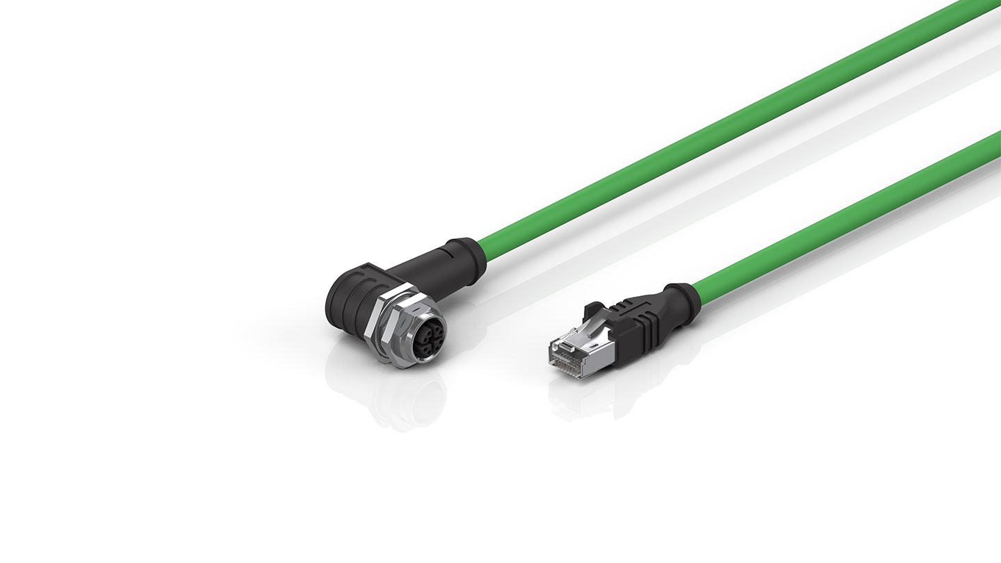 ZK1096-8891-0xxx | Industrial Ethernet/EtherCAT G/G10 cable, Cat.6/Cat.6A, PUR, 4 x 2 x AWG26, fixed installation