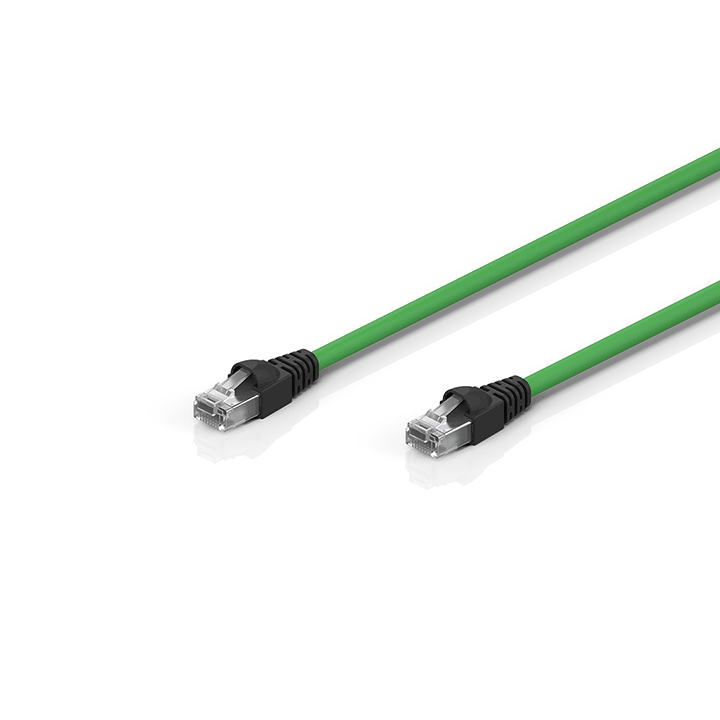 ZK1096-9191-0xxx | Industrial-Ethernet/EtherCAT G patch cable, Cat.6A, PUR, 4 x 2 x AWG26, fixed installation