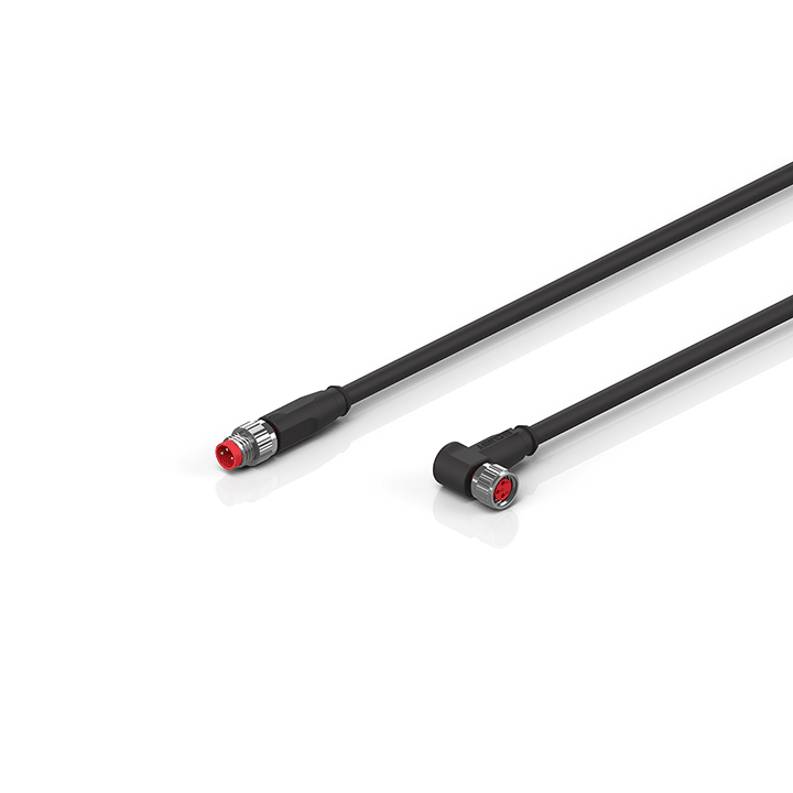 ZK2000-2124-0xxx | Sensor cable, PUR, 3 x 0.25 mm², drag-chain suitable