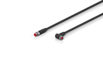 ZK2000-2134-0xxx | Sensor cable, PUR, 3 x 0.25 mm², drag-chain suitable