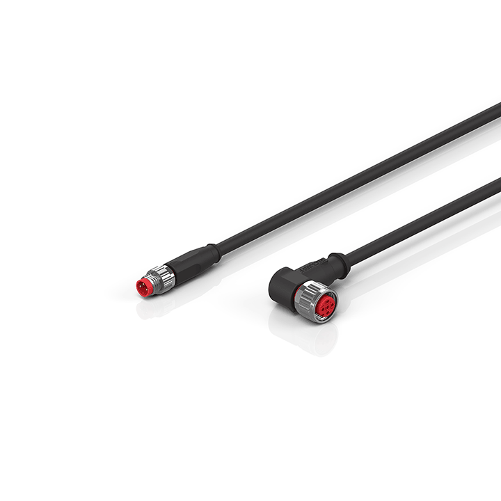 ZK2000-2164-0xxx | Sensor cable, PUR, 3 x 0.25 mm², drag-chain suitable
