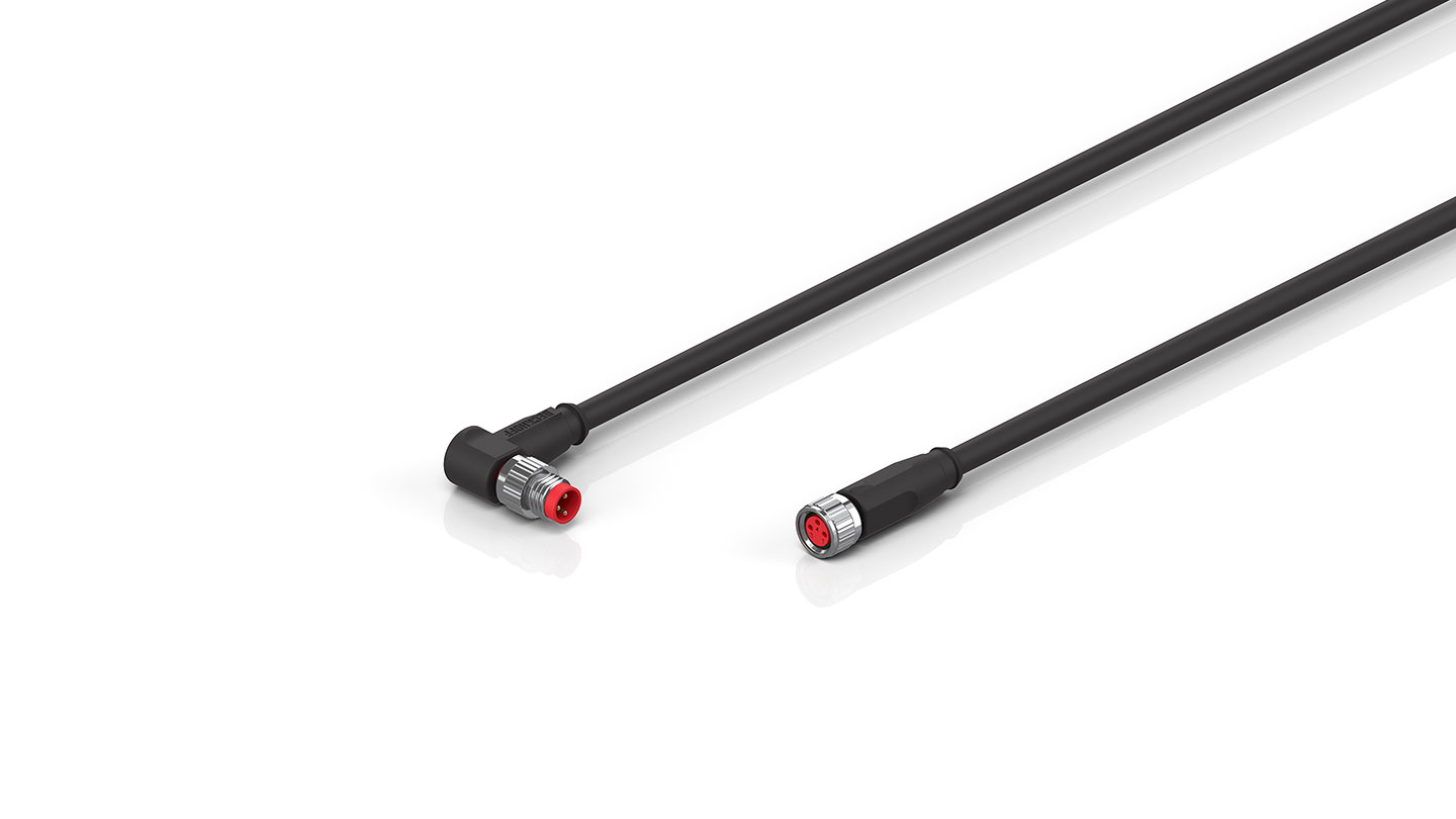 ZK2000-2322-0xxx | Sensor cable, PUR, 3 x 0.25 mm², drag-chain suitable