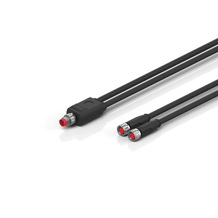 ZK2000-2522-0xxx | Sensor cable, PUR, 3 x 0.25 mm², drag-chain suitable