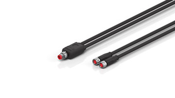 ZK2000-2522-0xxx | Sensor cable, PUR, 3 x 0.25 mm², drag-chain suitable