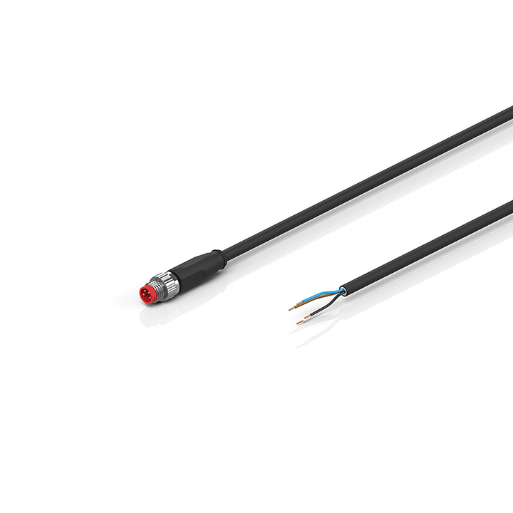 ZK2000-3100-0xxx | Sensor cable, PUR, 4 x 0.25 mm², drag-chain suitable
