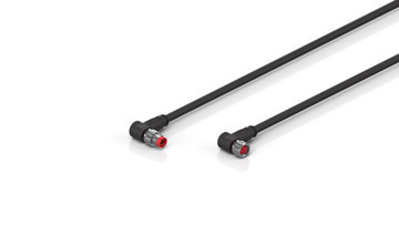 ZK2000-3334-0xxx | Sensor cable, PUR, 4 x 0.25 mm², drag-chain suitable