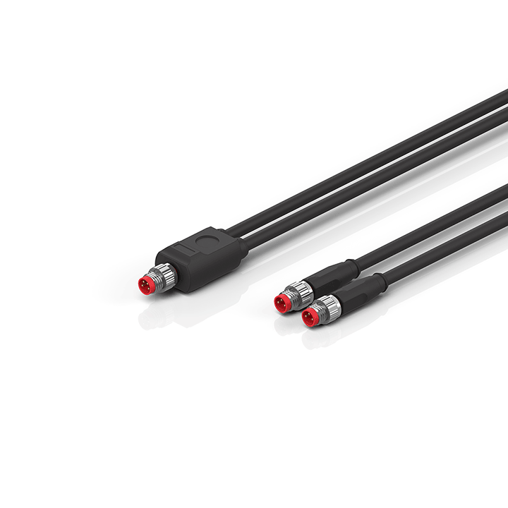 ZK2000-3522-0xxx | Sensor cable, PUR, 3 x 0.25 mm², drag-chain suitable
