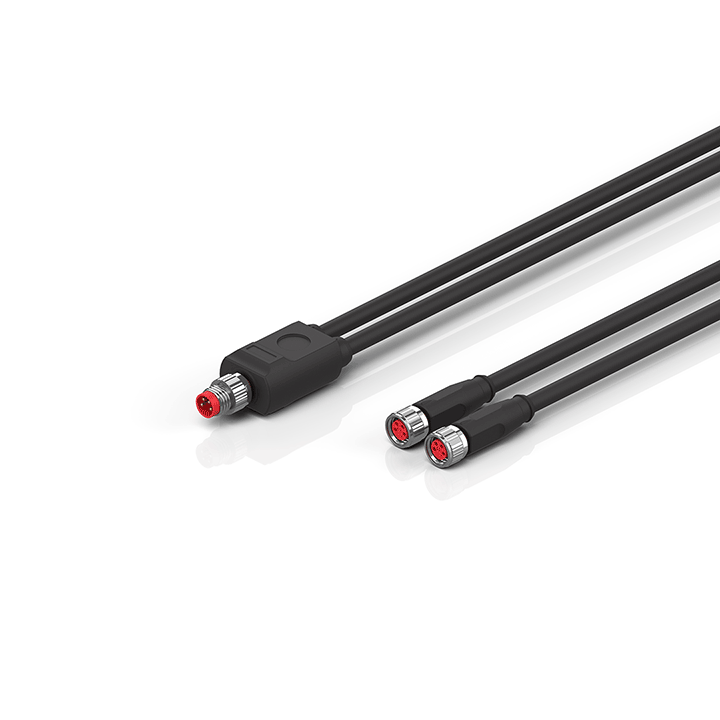 ZK2000-3532-0xxx | Sensor cable, PUR, 4 x 0.25 mm², drag-chain suitable