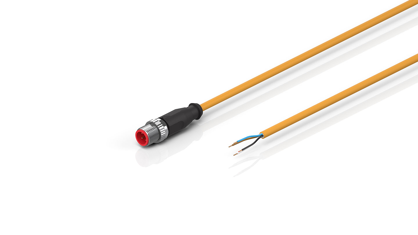 ZK2000-6100-7xxx | Sensor cable, PP, 4 x 0.25 mm², fixed installation, food & beverage