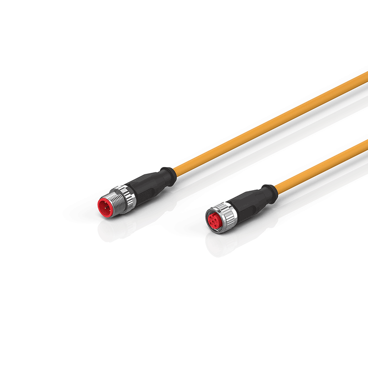 ZK2000-6162-7xxx | Sensor cable, PP, 4 x 0.25 mm², fixed installation, food & beverage
