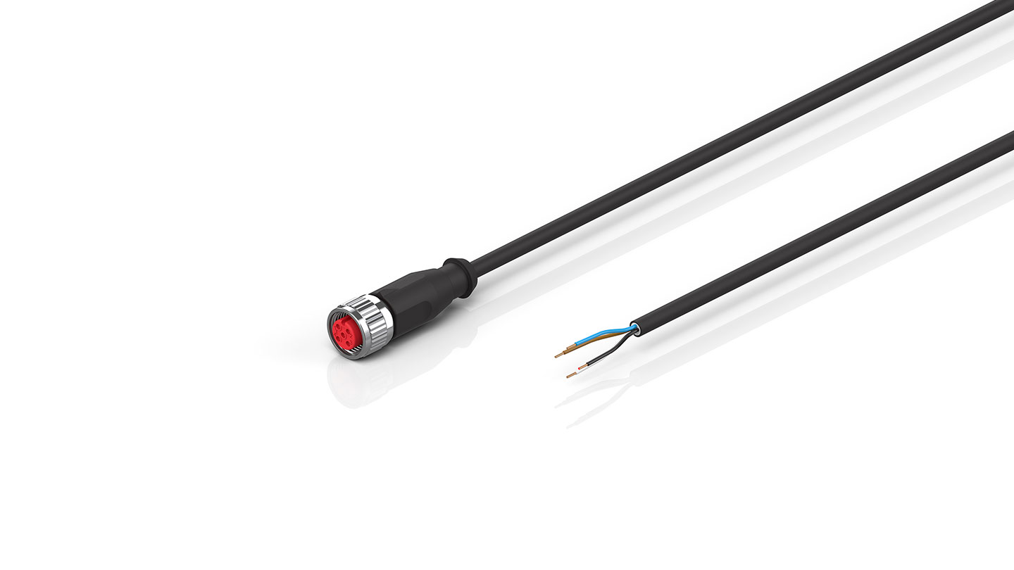 ZK2000-6200-0xxx | Sensor cable, PUR, 4 x 0.34 mm², drag-chain suitable