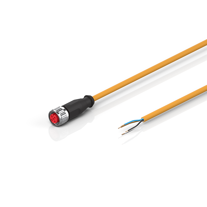 ZK2000-6200-7xxx | Sensor cable, PP, 4 x 0.25 mm², fixed installation, food & beverage