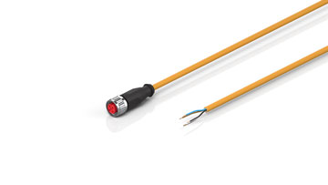 ZK2000-6200-7xxx | Sensor cable, PP, 4 x 0.25 mm², fixed installation, food & beverage