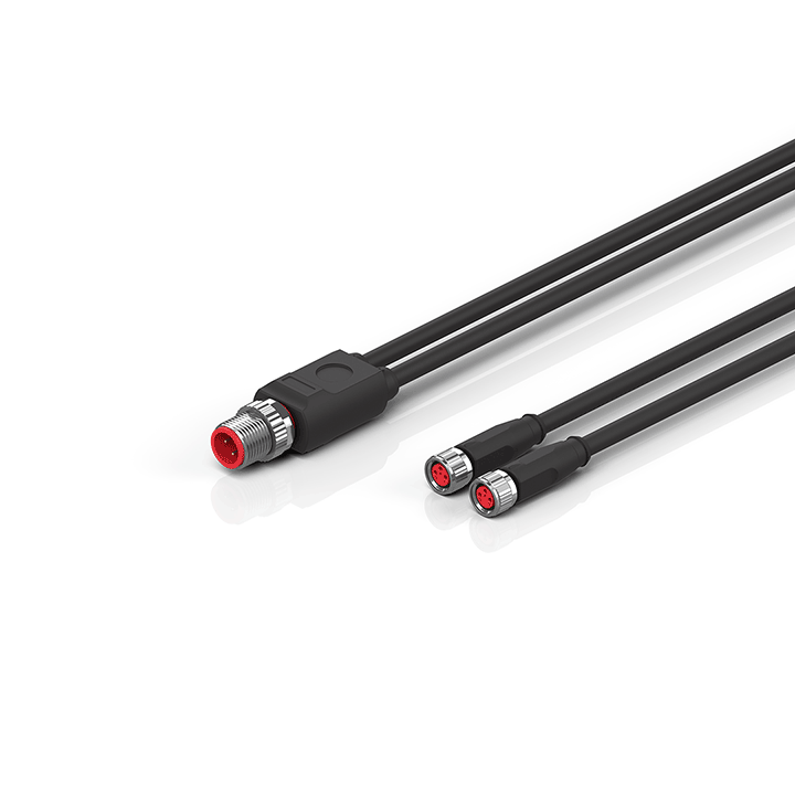 ZK2000-6522-0xxx | Sensor cable, PUR, 4 x 0.25 mm², drag-chain suitable