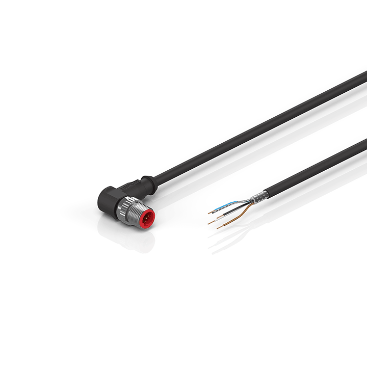 ZK2000-7300-0xxx | Sensor cable, PUR, 4 x 0.34 mm², drag chain suitable