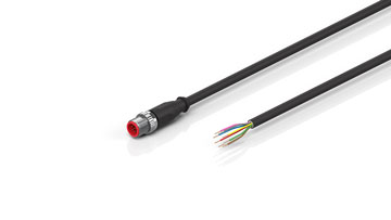 ZK2000-8100-0xxx | Sensor cable, PUR, 8 x 0.25 mm², drag-chain suitable