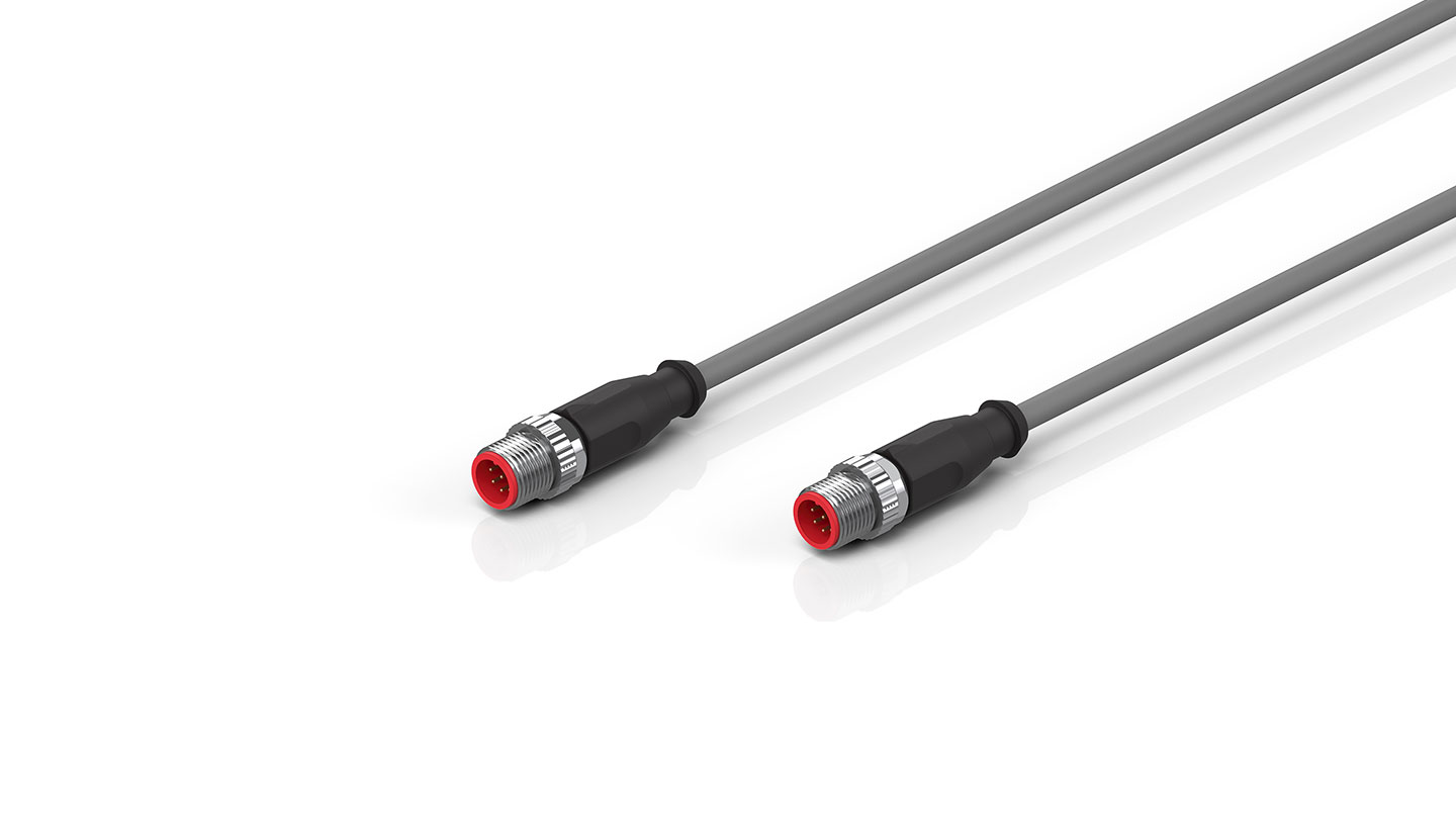 ZK2000-8181-3xxx | Sensor cable, PVC, 8 x 0.25 mm², shielded, fixed installation