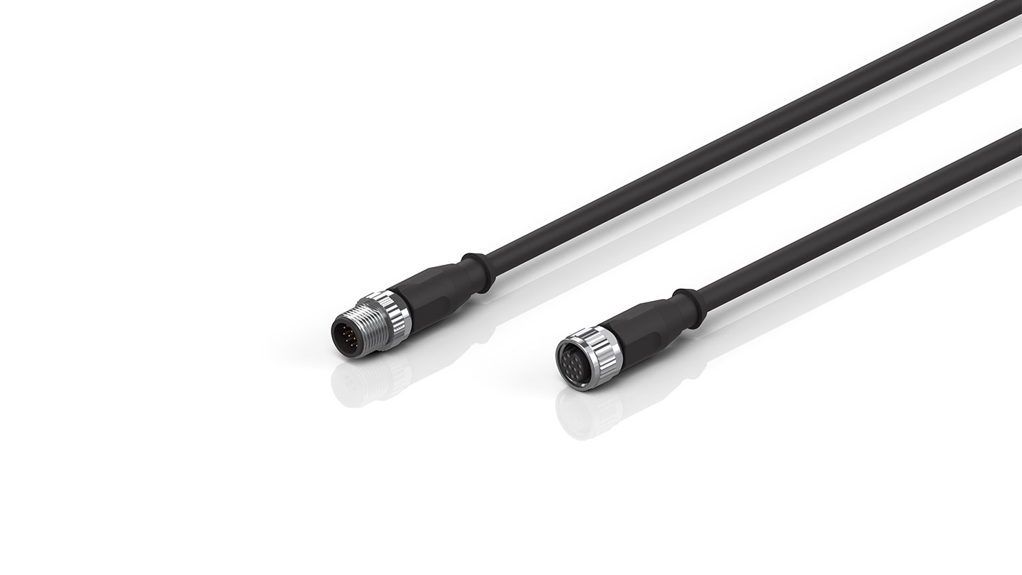 ZK2000-A1A2-0xxx | Sensor cable, PUR, 12 x 0.14 mm², drag-chain suitable
