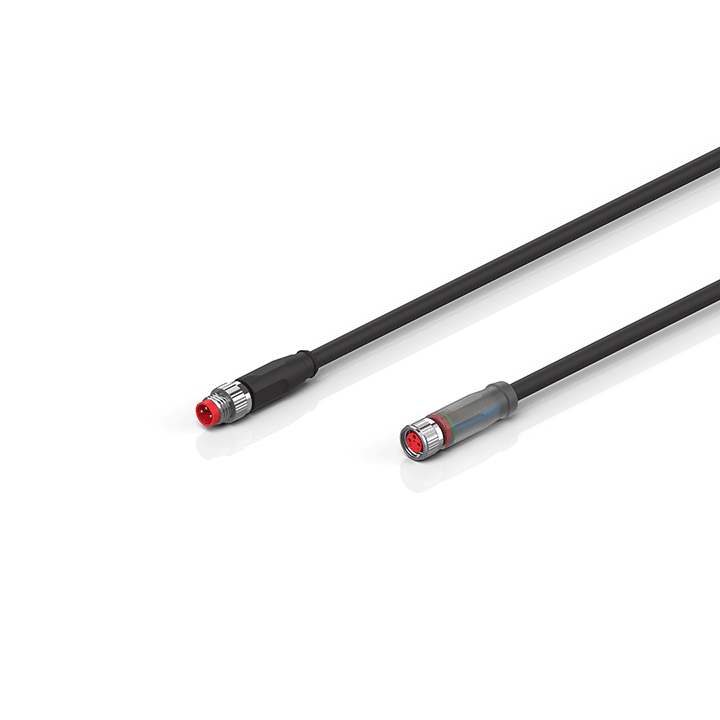 ZK2002-2122-0xxx | Sensor cable, PUR, 3 x 0.25 mm², drag-chain suitable