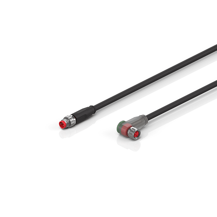 ZK2002-2124-0xxx | Sensor cable, PUR, 3 x 0.25 mm², drag-chain suitable