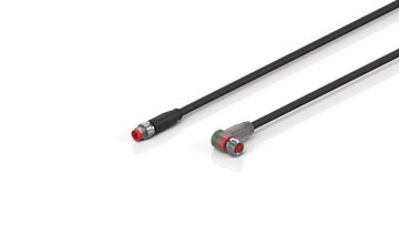 ZK2002-2124-0xxx | Sensor cable, PUR, 3 x 0.25 mm², drag-chain suitable