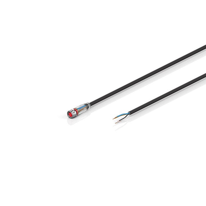 ZK2002-3200-0xxx | Sensor cable, PUR, 4 x 0.25 mm², drag-chain suitable