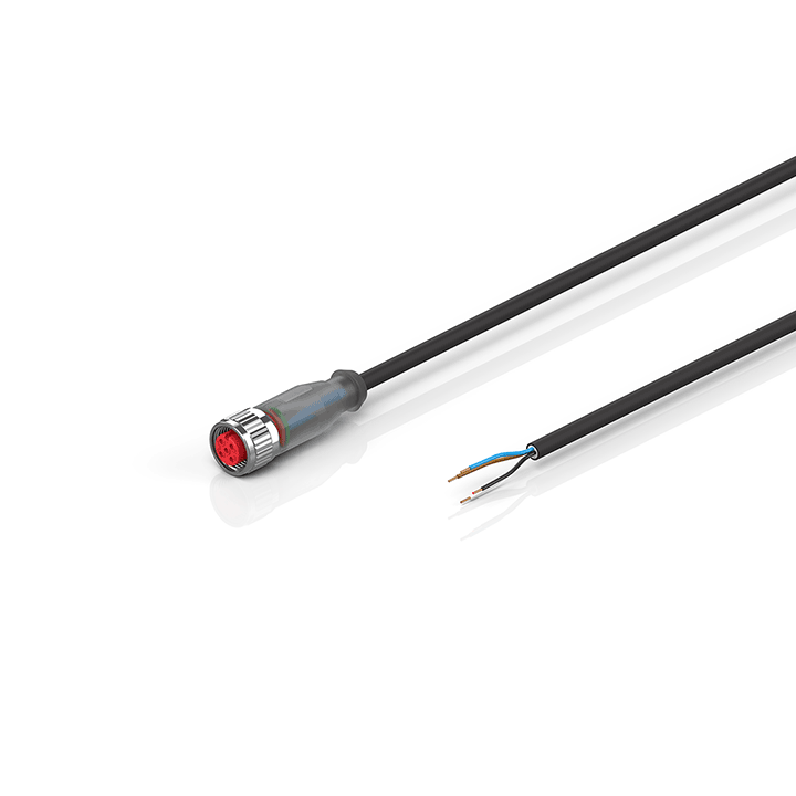ZK2002-6200-0xxx | Sensor cable, PUR, 4 x 0.34 mm², drag-chain suitable