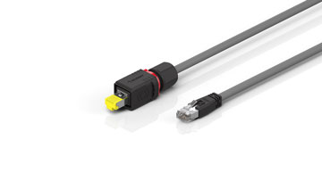 ZK2003-91D1-3xxx | Sensor, cable, shielded, PVC, 4 x 2 x AWG26, fixed installation, grey