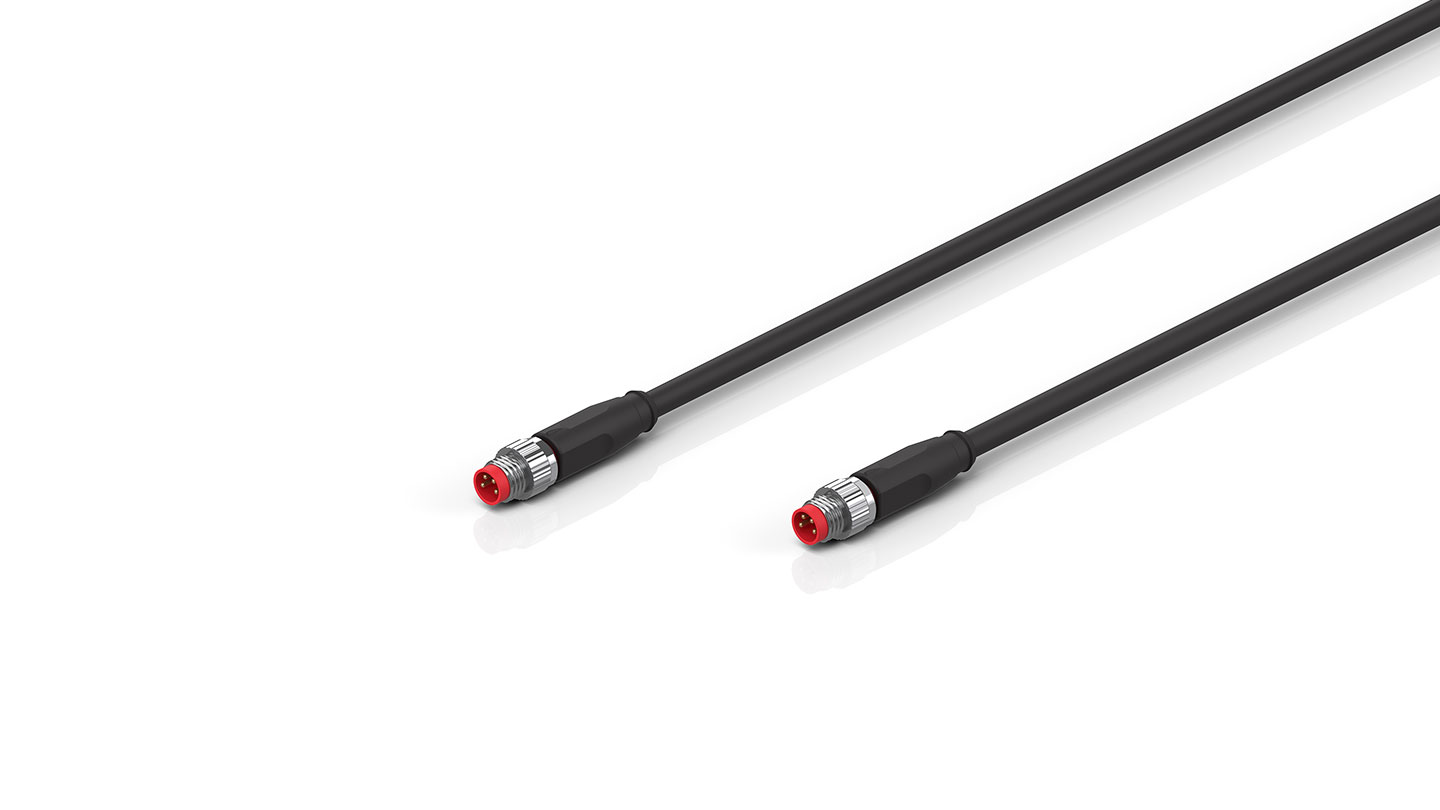 ZK2020-3131-0xxx | Power cable, PUR, 4 x 0.34 mm², drag-chain suitable