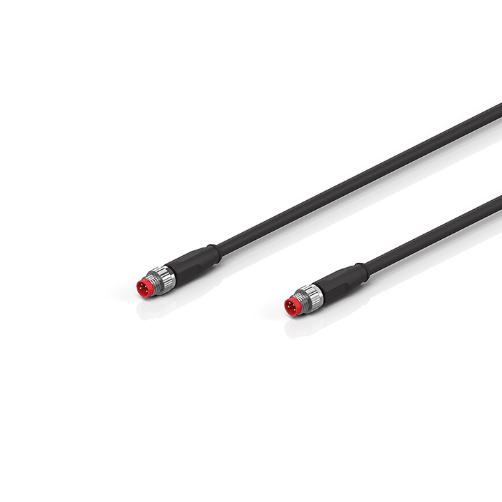 ZK2020-3131-0xxx | Power cable, PUR, 4 x 0.34 mm², drag-chain suitable