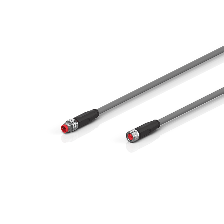 ZK2020-3132-3xxx | Power cable, PVC, 4 x 0.34 mm², fixed installation