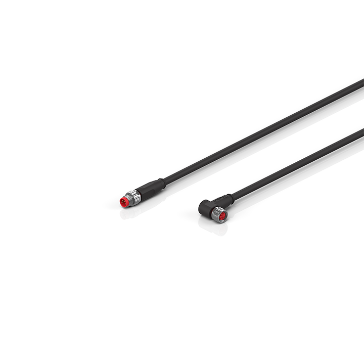 ZK2020-3134-0xxx | Power cable, PUR, 4 x 0.34 mm², drag-chain suitable